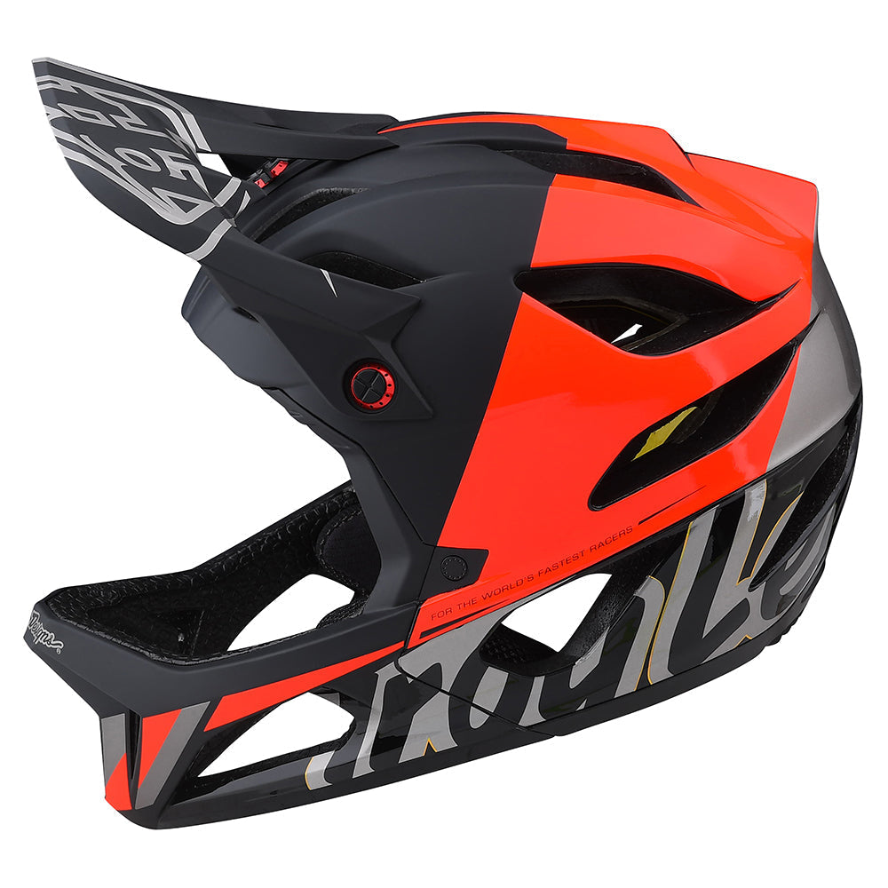 Troy Lee STAGE HELMET W/MIPS NOVA Glo Red