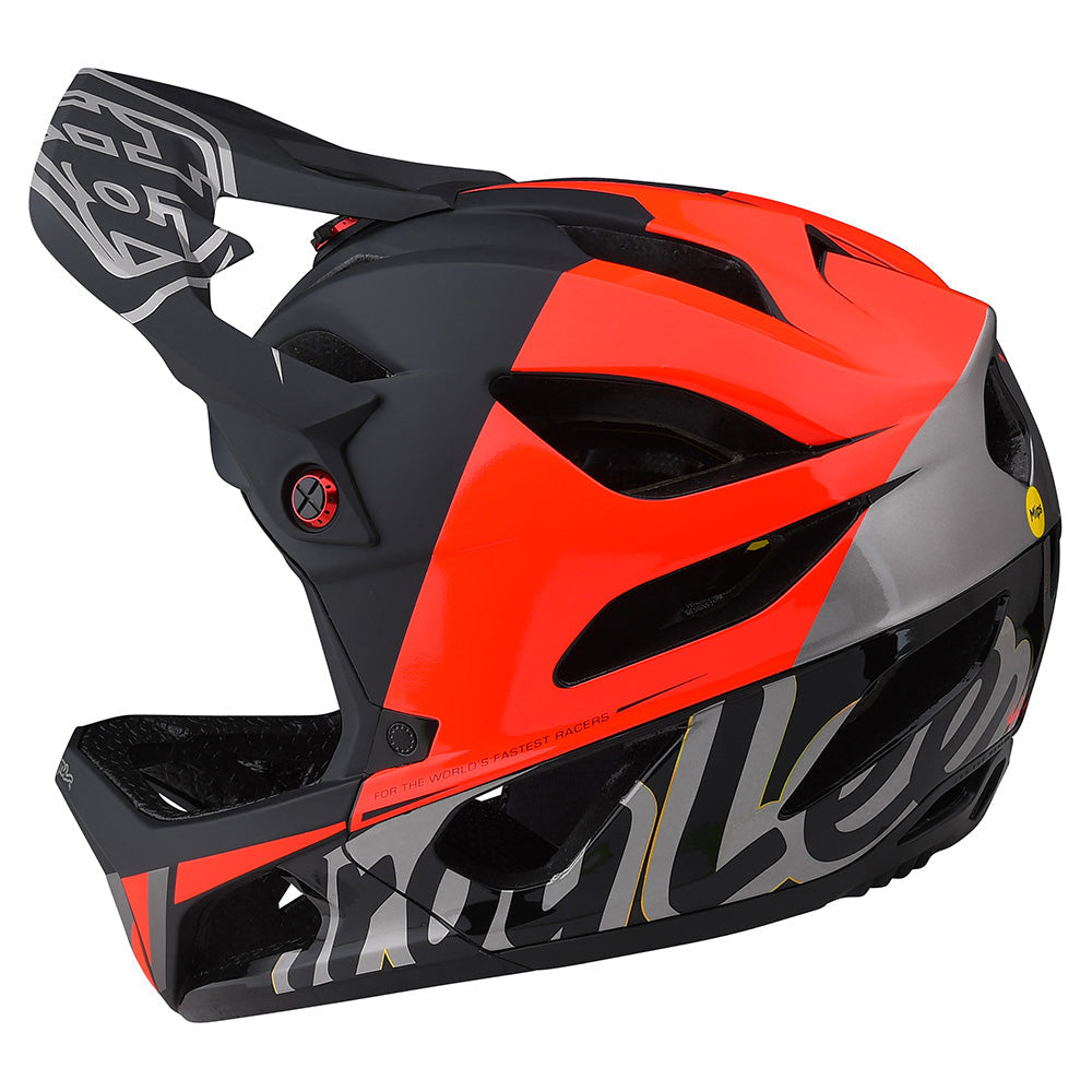 Troy Lee STAGE HELMET W/MIPS NOVA Glo Red