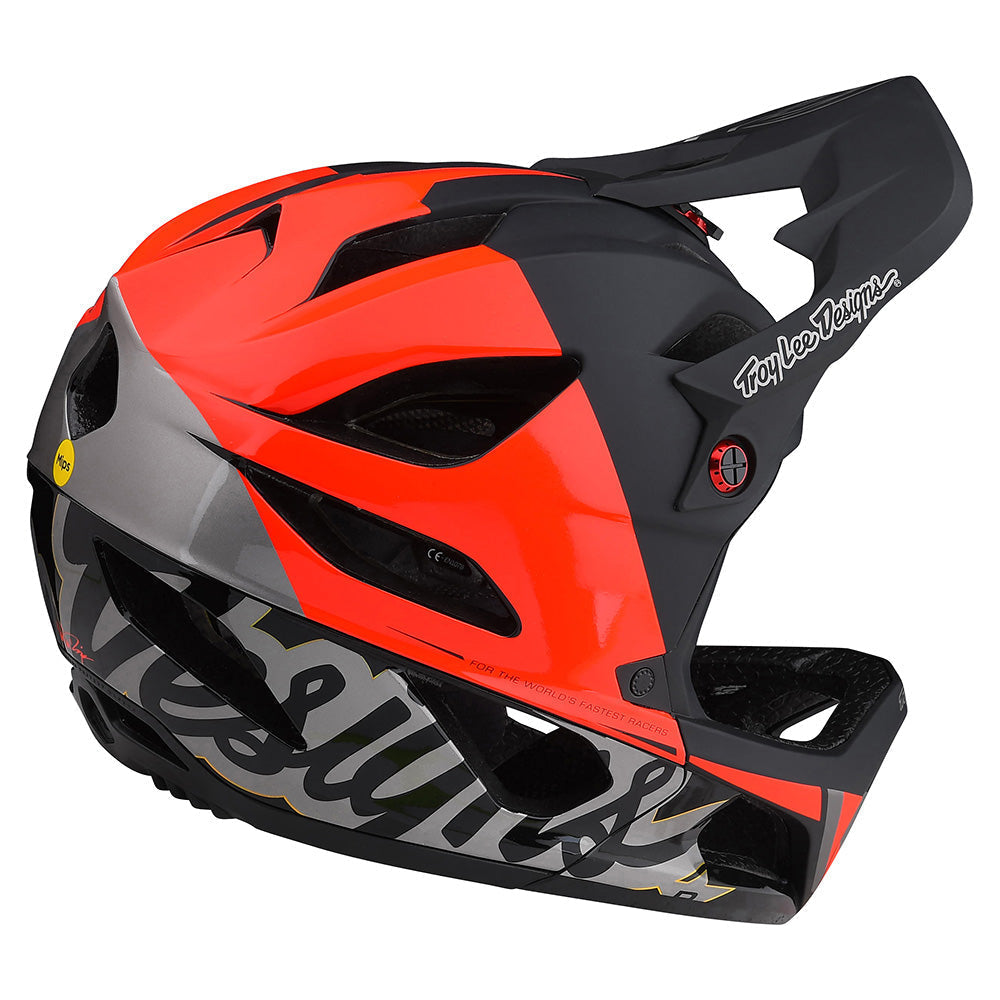 Troy Lee STAGE HELMET W/MIPS NOVA Glo Red