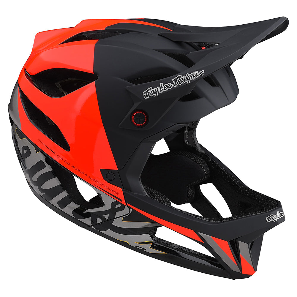 Troy Lee STAGE HELMET W/MIPS NOVA Glo Red