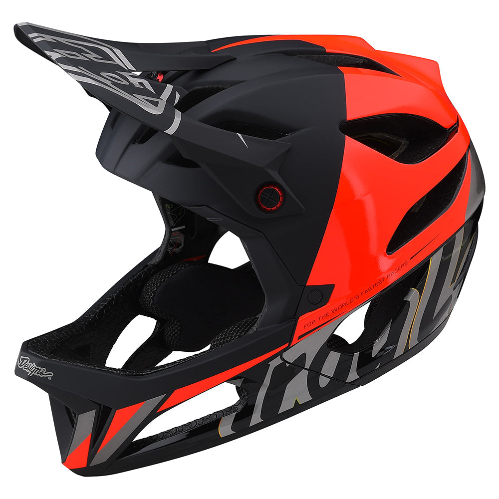 Troy Lee STAGE HELMET W/MIPS NOVA Glo Red