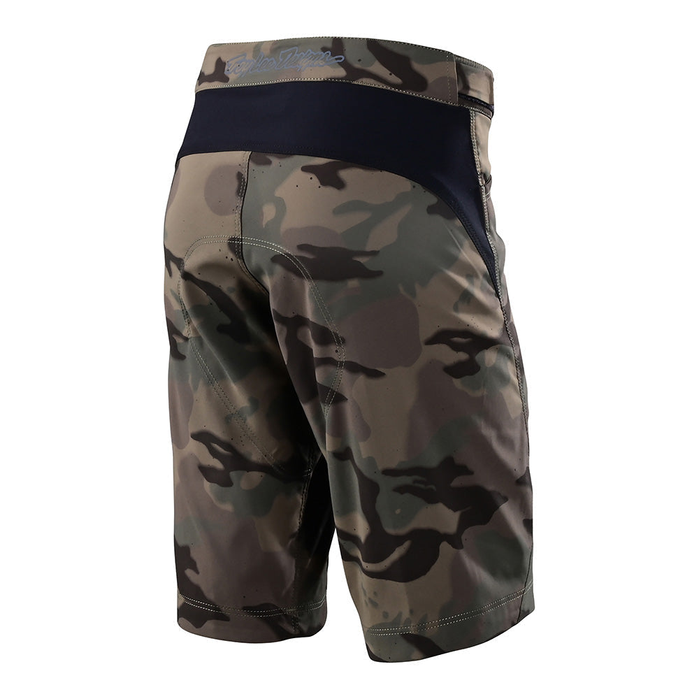 Troy Lee YOUTH FLOWLINE SHORT NO LINER SPRAY Army
