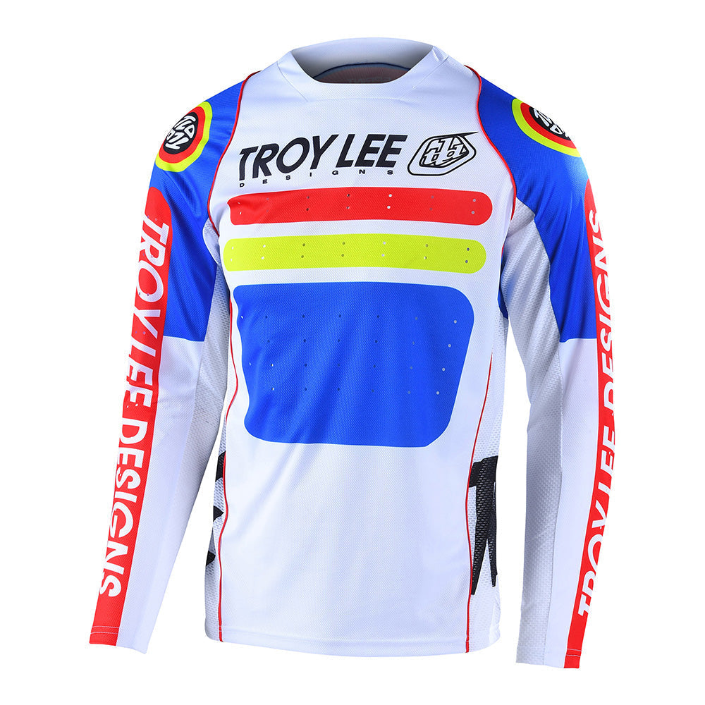 Troy Lee YOUTH SPRINT JERSEY DROP IN White