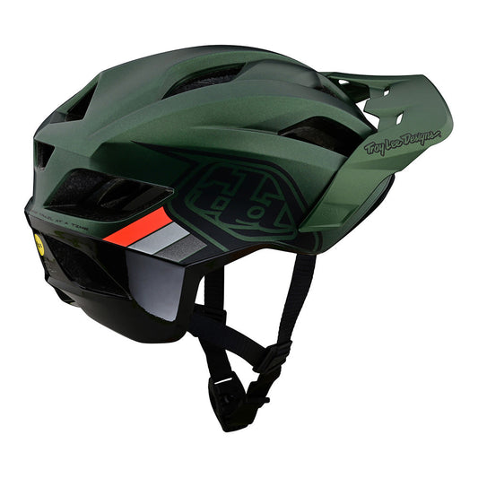 Troy Lee Flowline SE Helmet W/MIPS Badge Forest / Charcoal