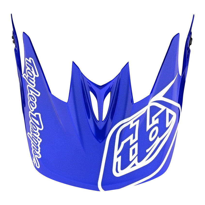 Troy Lee D3 Fiberlite Helmet Volt Blue