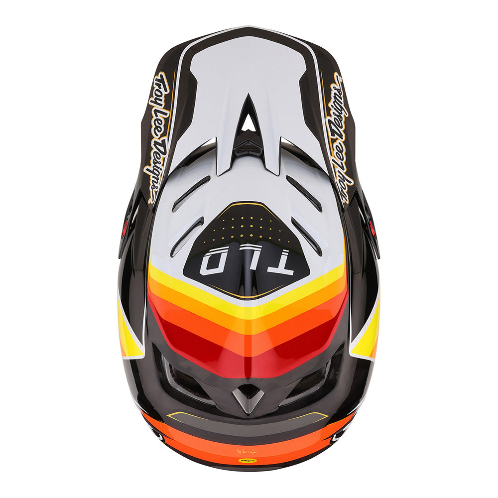 Troy Lee D4 Carbon Helmet W/MIPS Reverb Black / White