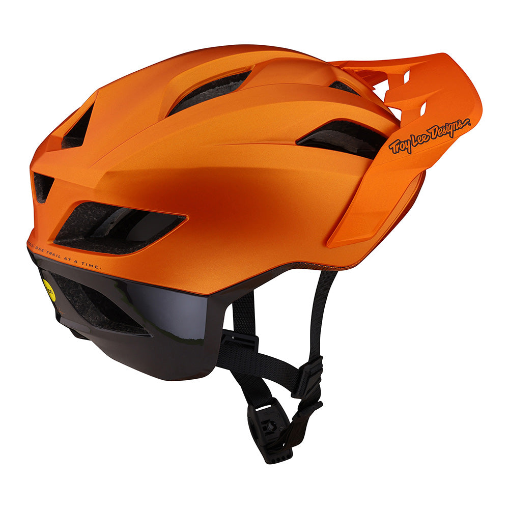 Troy Lee Flowline SE Helmet W/MIPS Radian Orange / Dark Grey