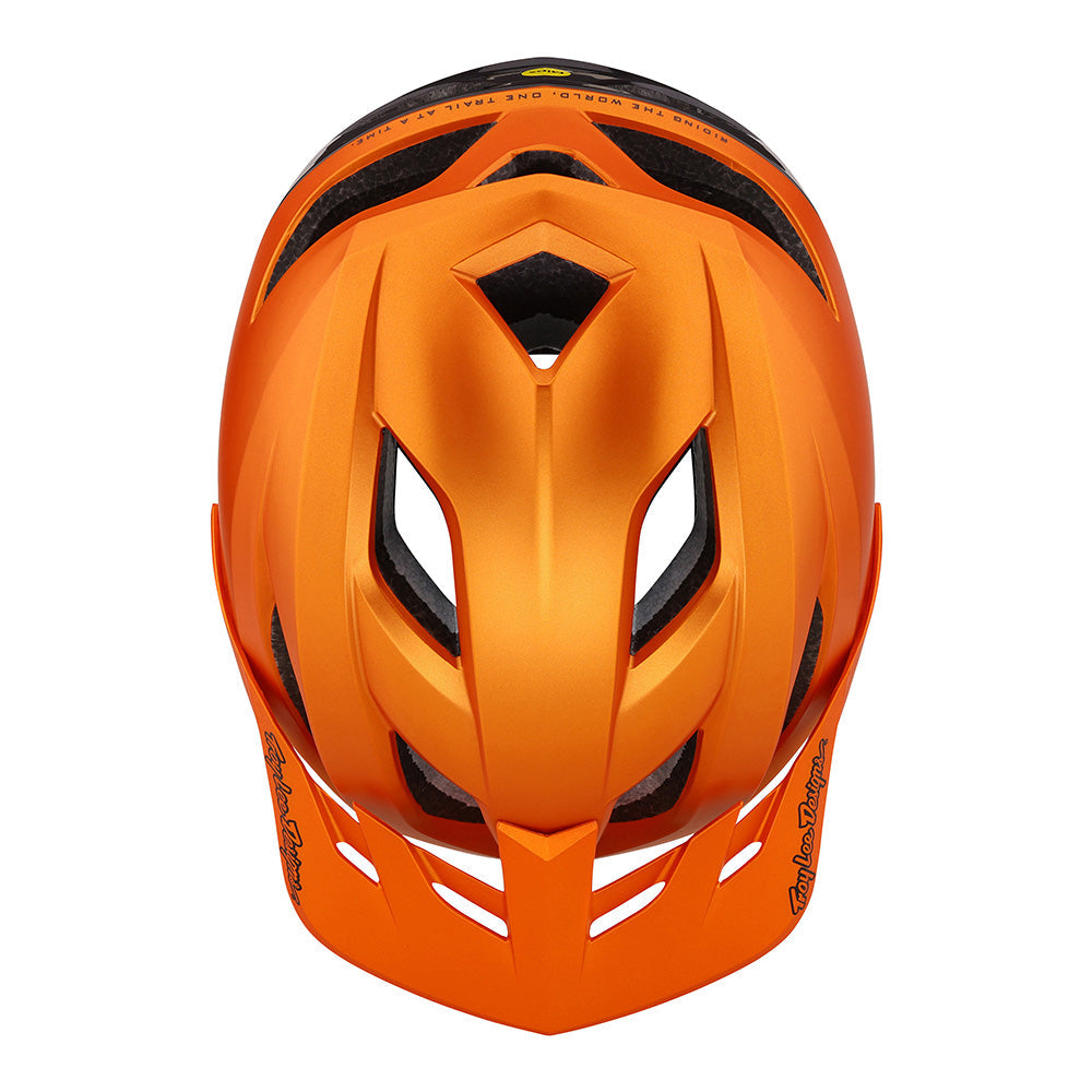 Troy Lee Flowline SE Helmet W/MIPS Radian Orange / Dark Grey