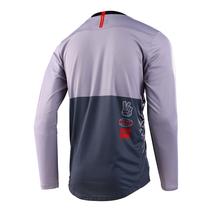 Troy Lee Flowline LS Jersey Scripter Charcoal