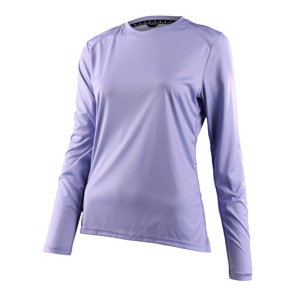 Troy Lee Womens Lilium LS Jersey Solid Lilac