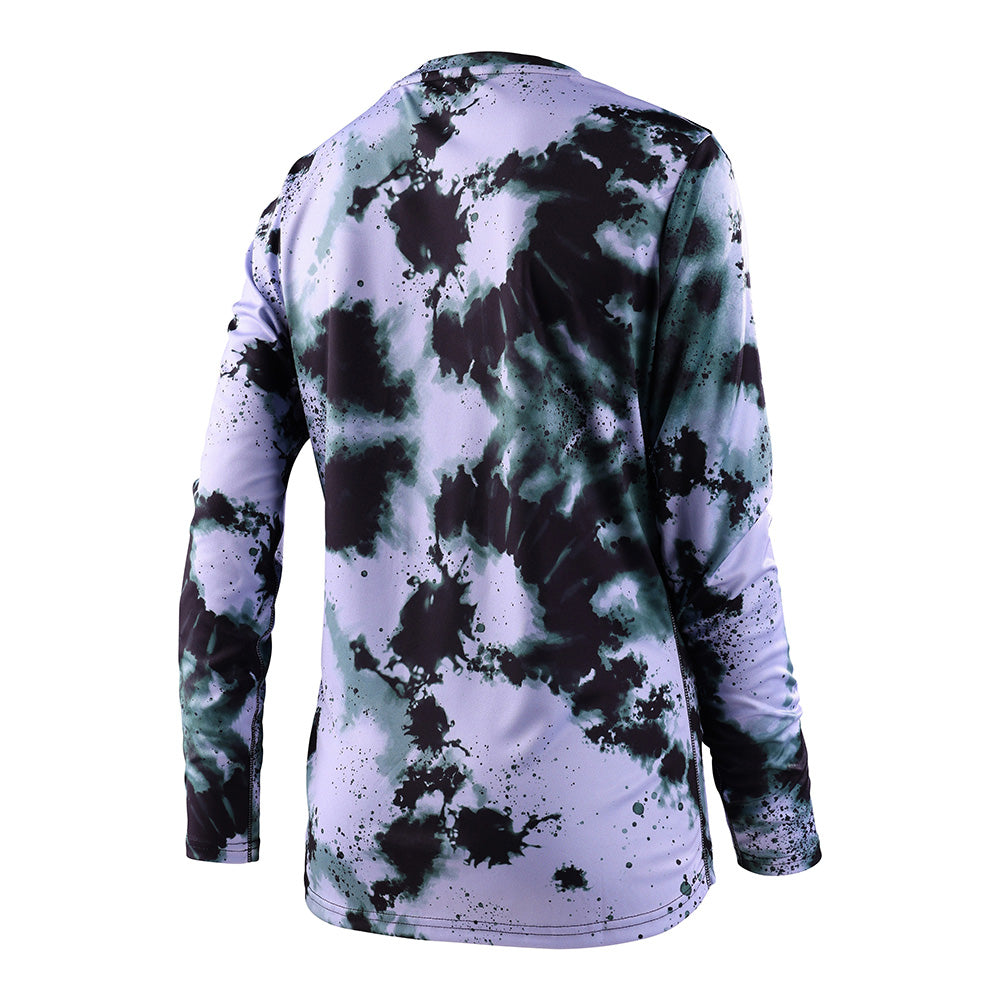 Troy Lee Womens Lilium LS Jersey Watercolor Lilac