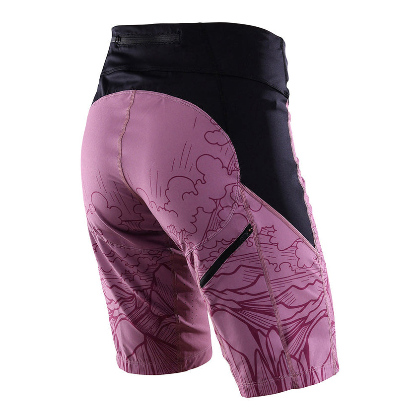 Troy Lee Womens Luxe Short Shell Micayla Gatto Rosewood