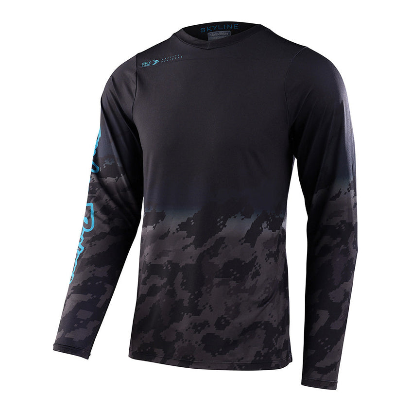 Troy Lee Skyline LS Jersey Fader Digi Black