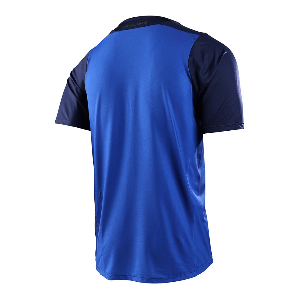 Troy Lee Skyline SS Jersey Mono True Blue