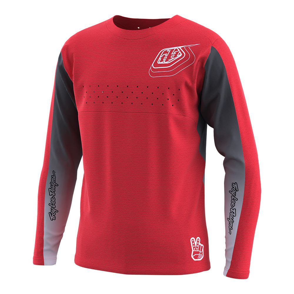 Troy Lee Youth Sprint Jersey Richter Race Red