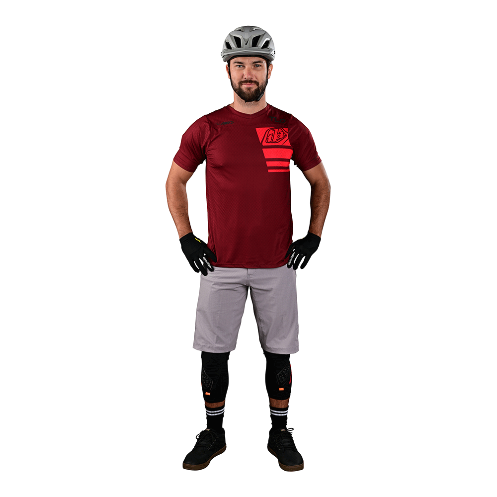 Troy Lee Skyline Air SS Jersey Stacks Syrah