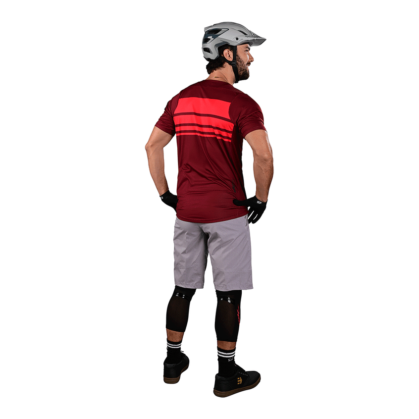 Troy Lee Skyline Air SS Jersey Stacks Syrah