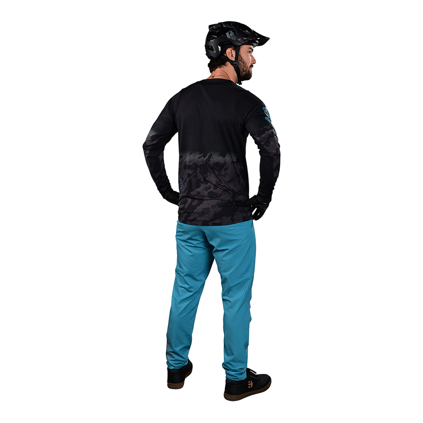 Troy Lee Skyline LS Jersey Fader Digi Black