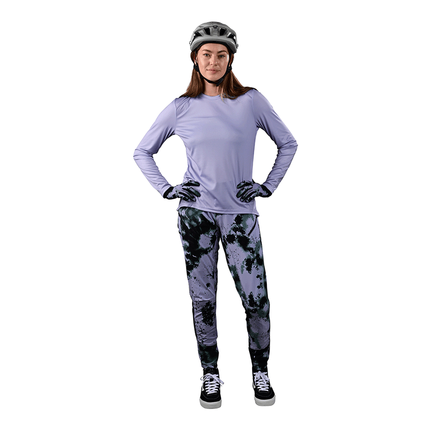 Troy Lee Womens Lilium LS Jersey Solid Lilac