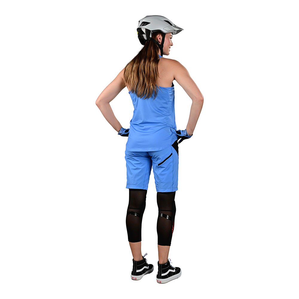Troy Lee Womens Luxe Short Shell Solid Wildflower