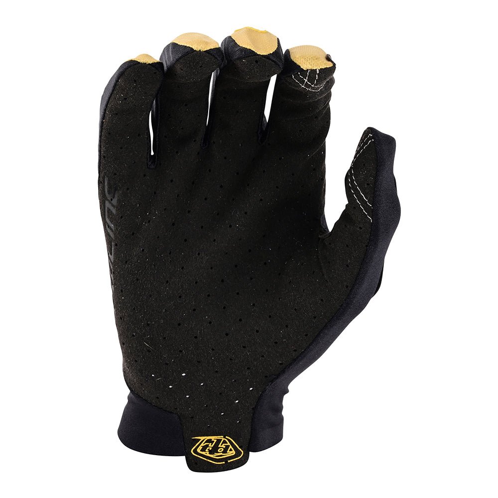 Troy Lee Flowline Glove Big Spin Black / Gold