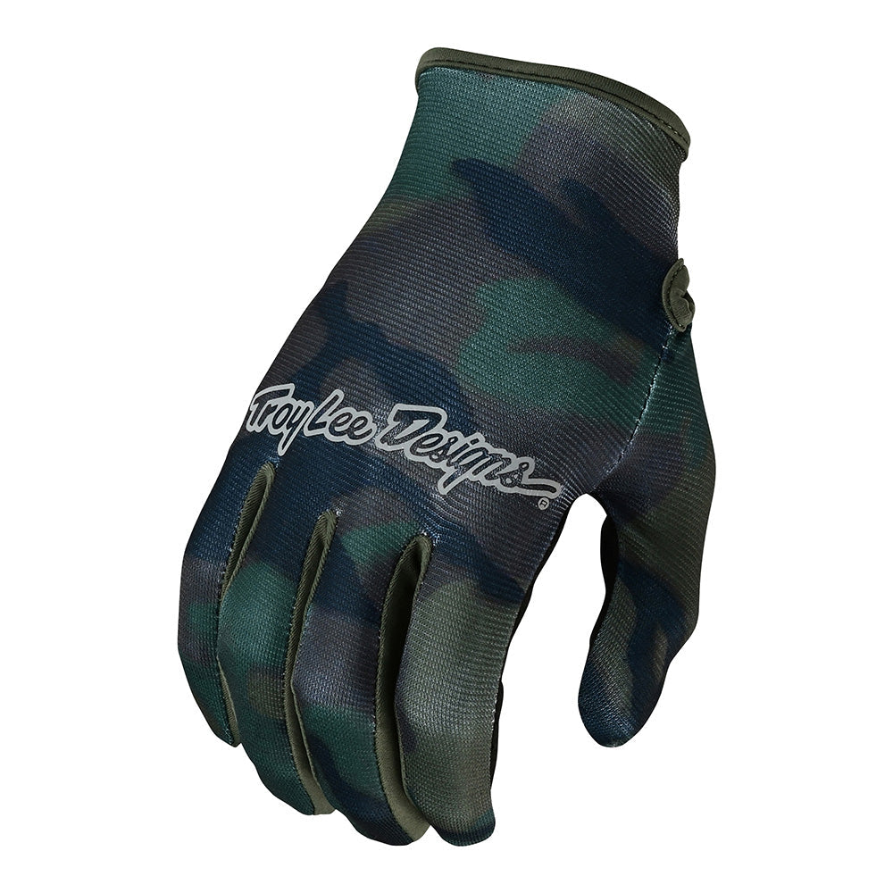 Troy Lee FLOWLINE GLOVE BRUSHED CAMO Army