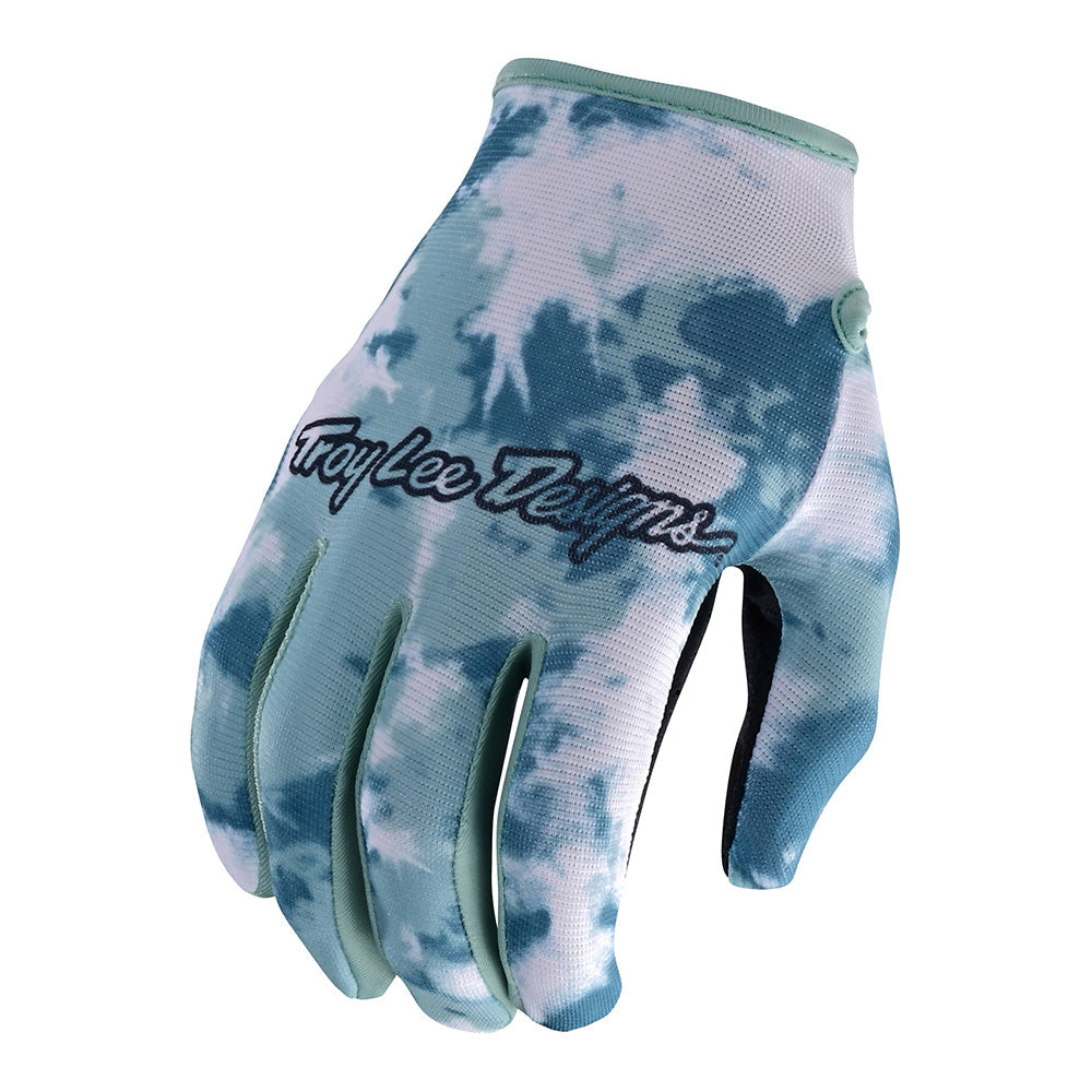 Troy Lee FLOWLINE GLOVE PLOT Blue Haze