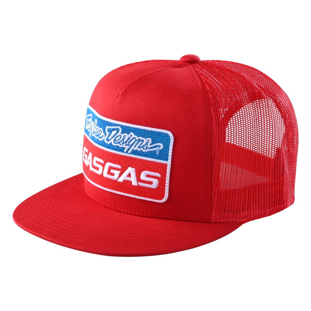 TROY LEE SNAPBACK HAT 2021 TLD GASGAS TEAM STOCK Red