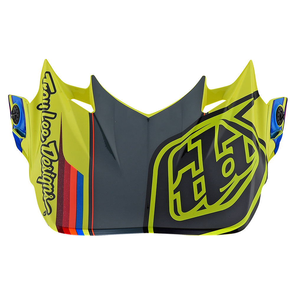Troy Lee SE4 VISOR SPEED Yellow/Gray