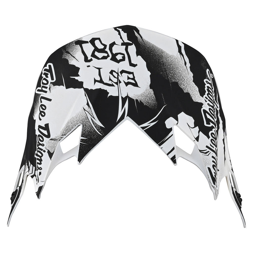Troy Lee SE4 VISOR STRIKE White/Black