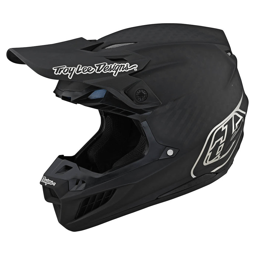 Troy Lee SE5 CARBON HELMET W/MIPS STEALTH BLACK/CHROME