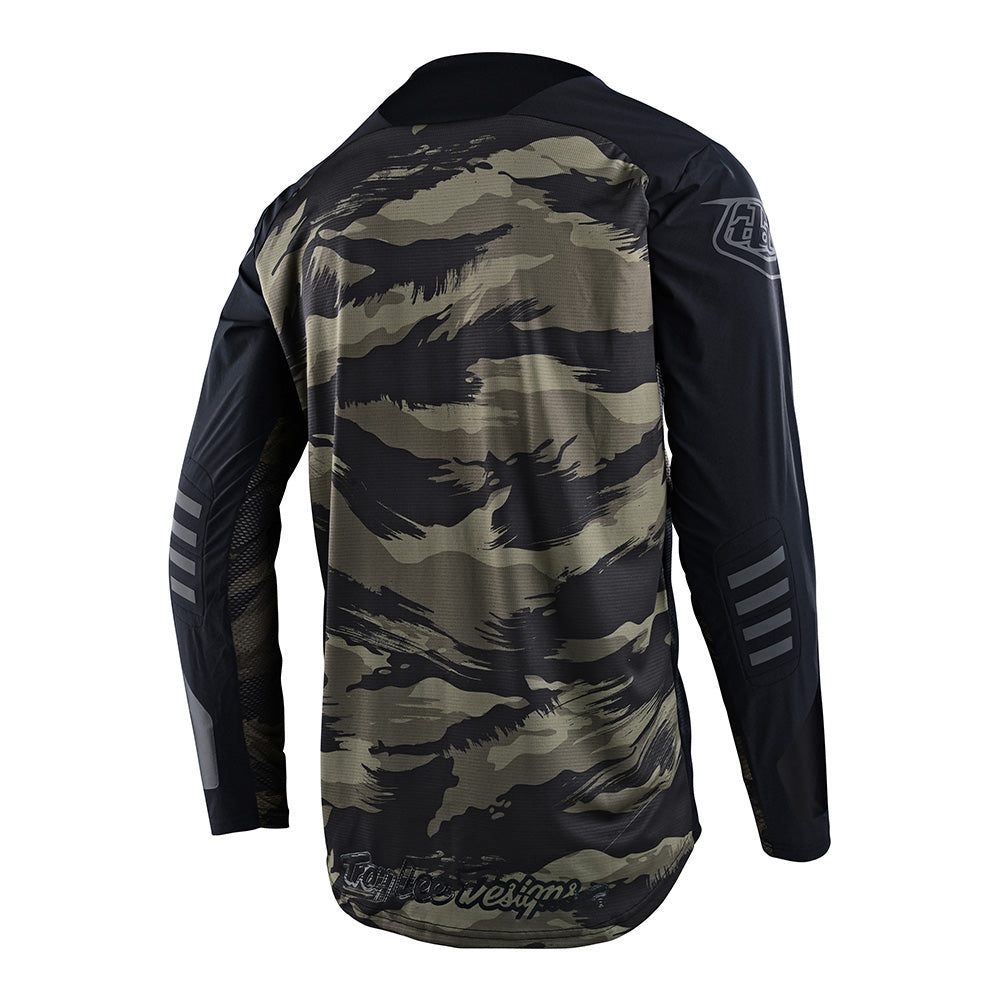 Troy Lee SCOUT SE JERSEY SYSTEMS BRUSHED CAMO BLACK/MILITARY GREEN