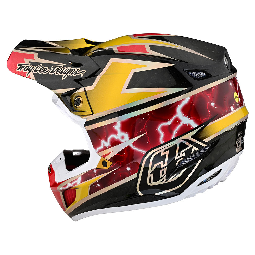 Troy Lee SE5 Carbon Helmet W/MIPS Lightning Gold