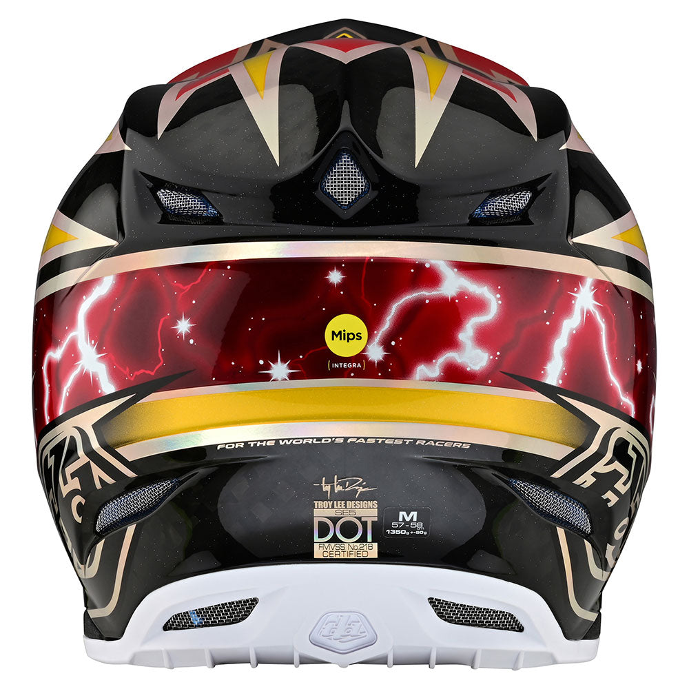 Troy Lee SE5 Carbon Helmet W/MIPS Lightning Gold
