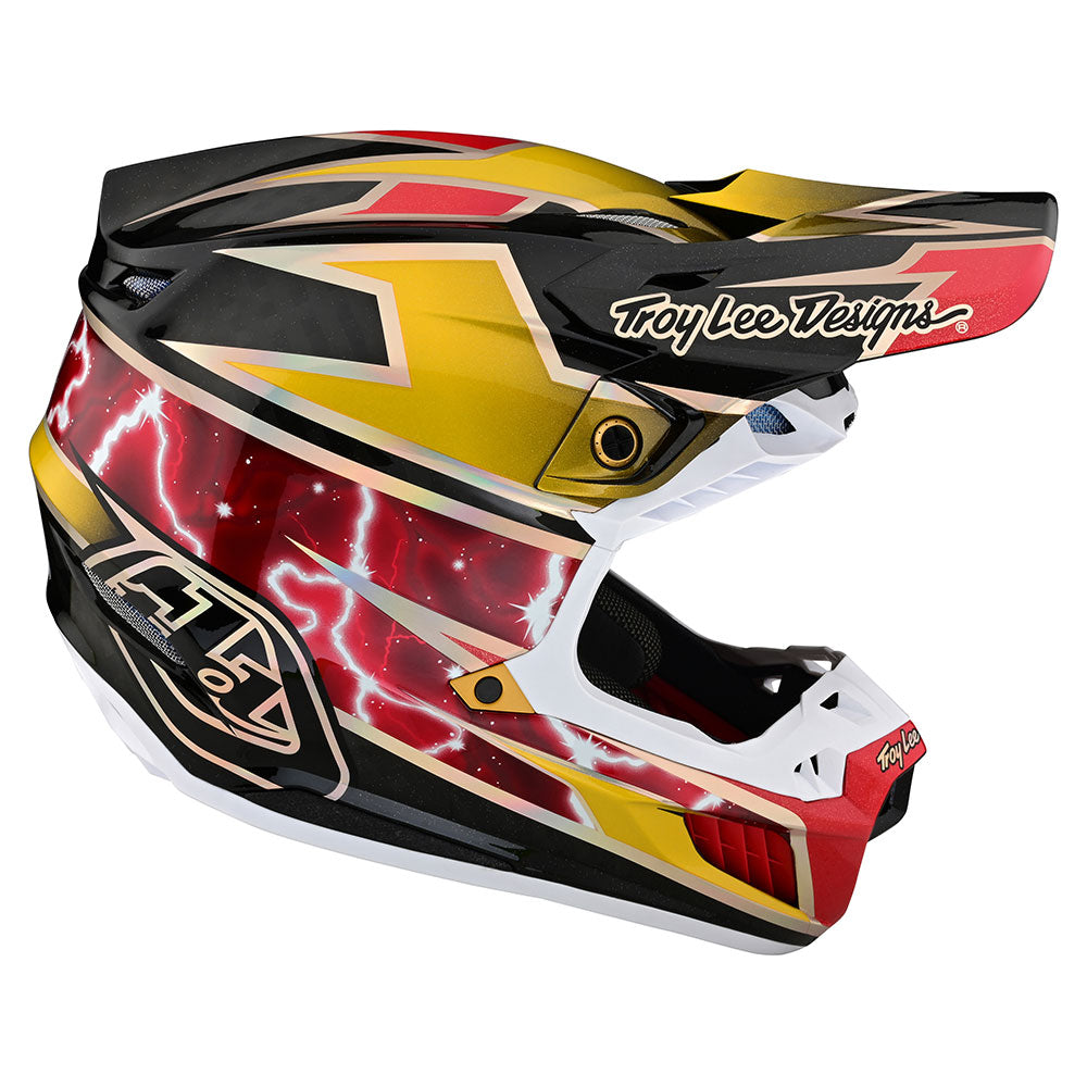 Troy Lee SE5 Carbon Helmet W/MIPS Lightning Gold