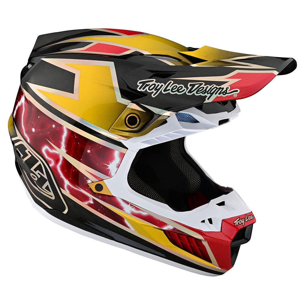 Troy Lee SE5 Carbon Helmet W/MIPS Lightning Gold