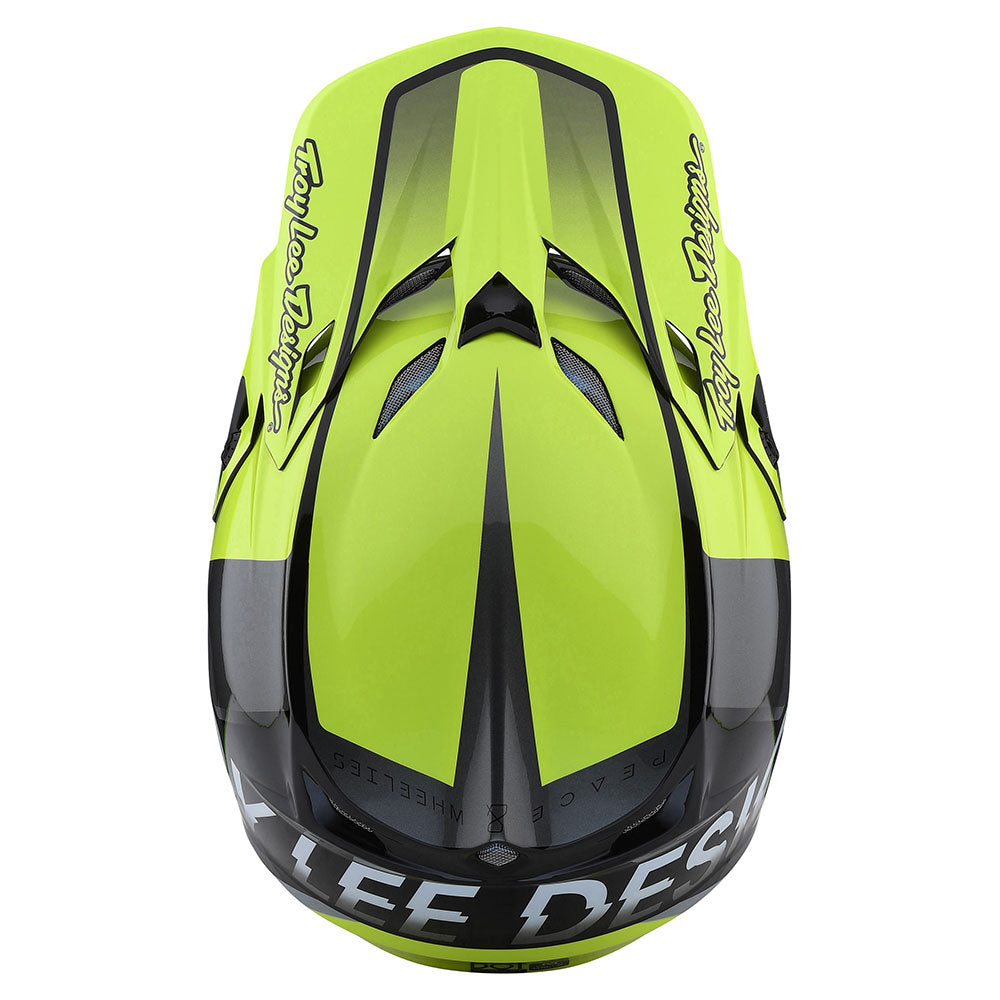 Troy Lee SE5 Composite Helmet W/MIPS Qualifier Glo Yellow / Black