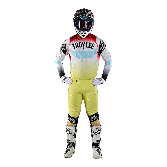 Troy Lee SE Ultra Pant Arc Acid Yellow / Red