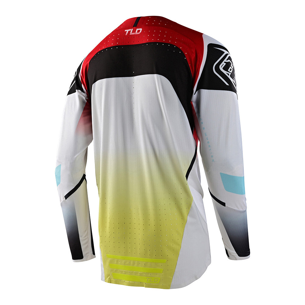 Troy Lee SE Ultra Jersey Arc Acid Yellow / Red