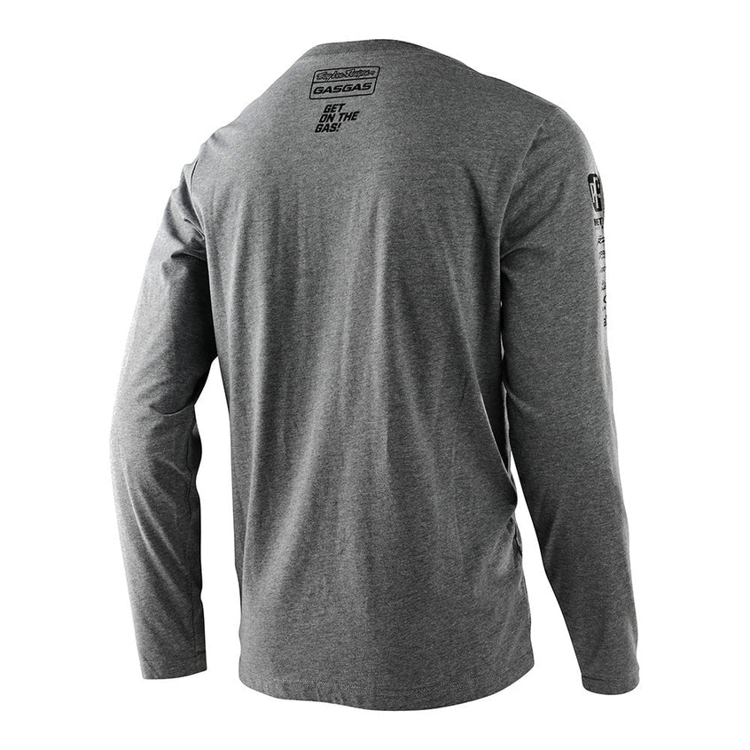 Long Sleeve Tee Tld Gasgas Team Heather Grey