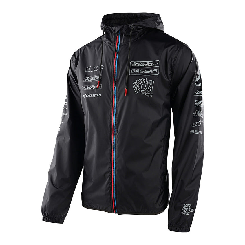 Troy Lee WATER RESISTANT WINDBREAKER TLD GASGAS TEAM Black