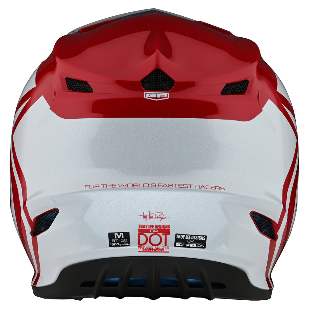 Troy Lee GP Helmet Overload Red / White