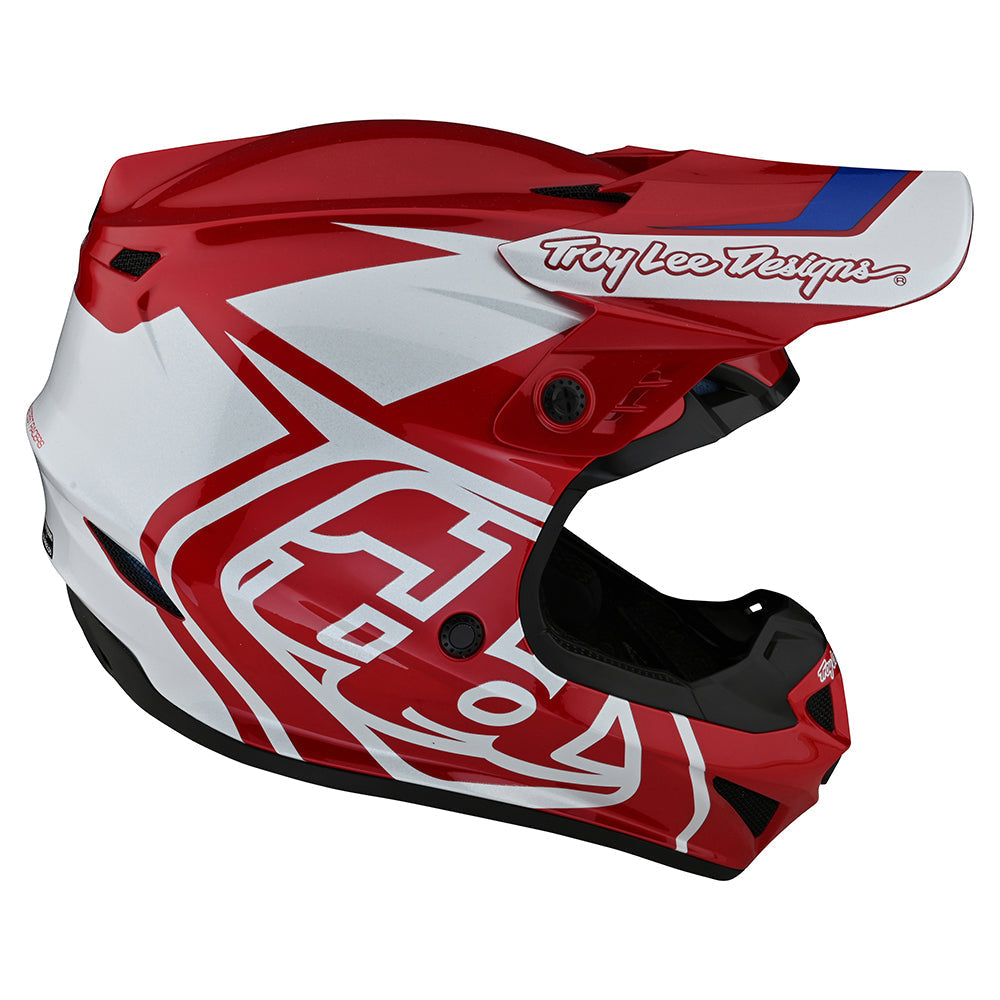 Troy Lee GP Helmet Overload Red / White