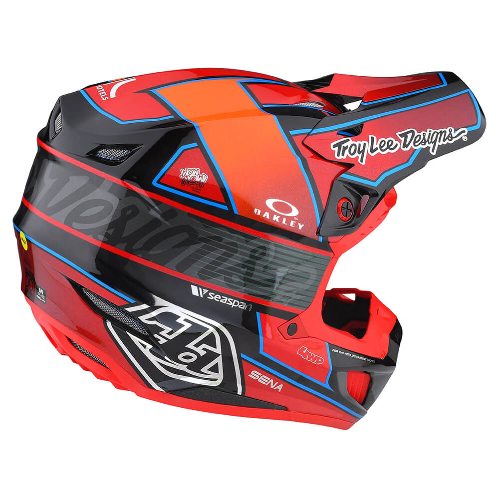 Troy Lee SE5 CARBON HELMET W/MIPS Red