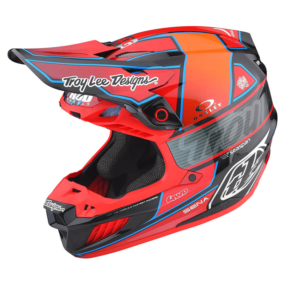 Troy Lee SE5 CARBON HELMET W/MIPS Red