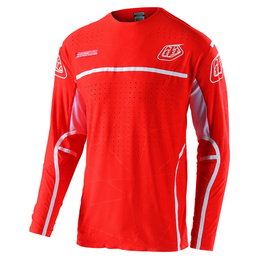 Troy Lee SE ULTRA JERSEY LINES Red/White