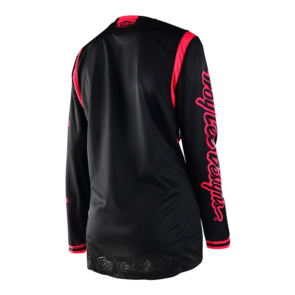 Troy Lee WOMENS GP JERSEY MONO Black/Flo Red