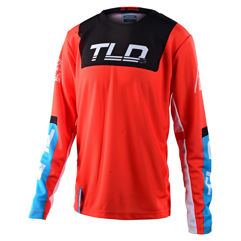 Troy Lee YOUTH GP JERSEY FRACTURA Orange/Black