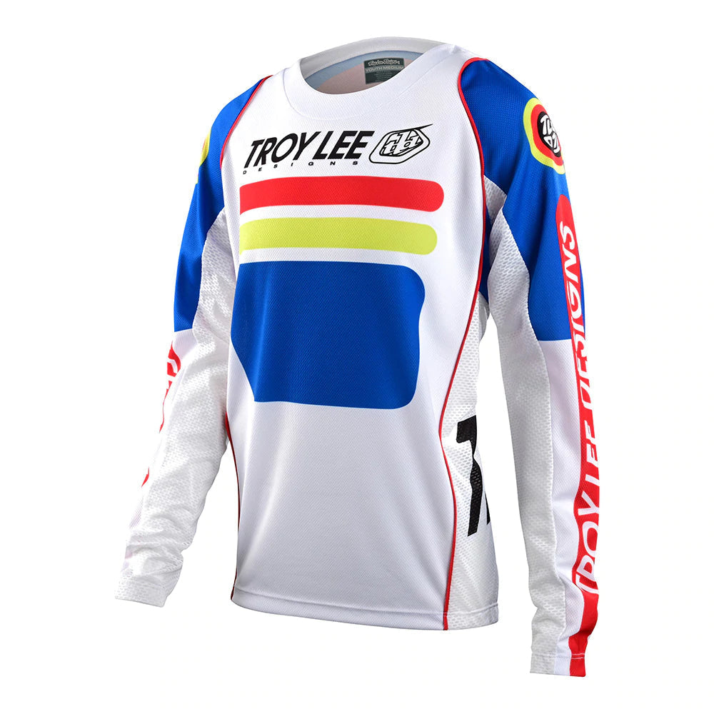 Troy Lee YOUTH GP JERSEY DROP IN White