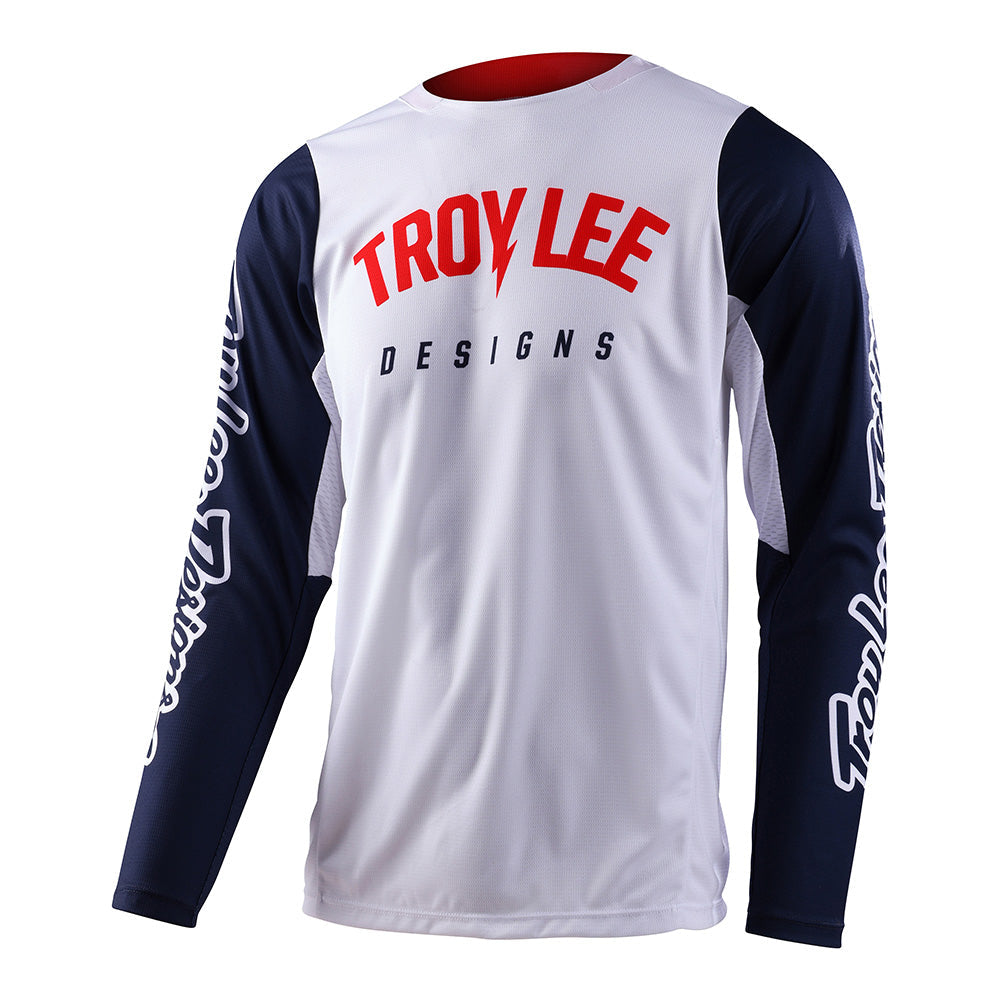 Troy Lee GP Pro Jersey Boltz White / Navy